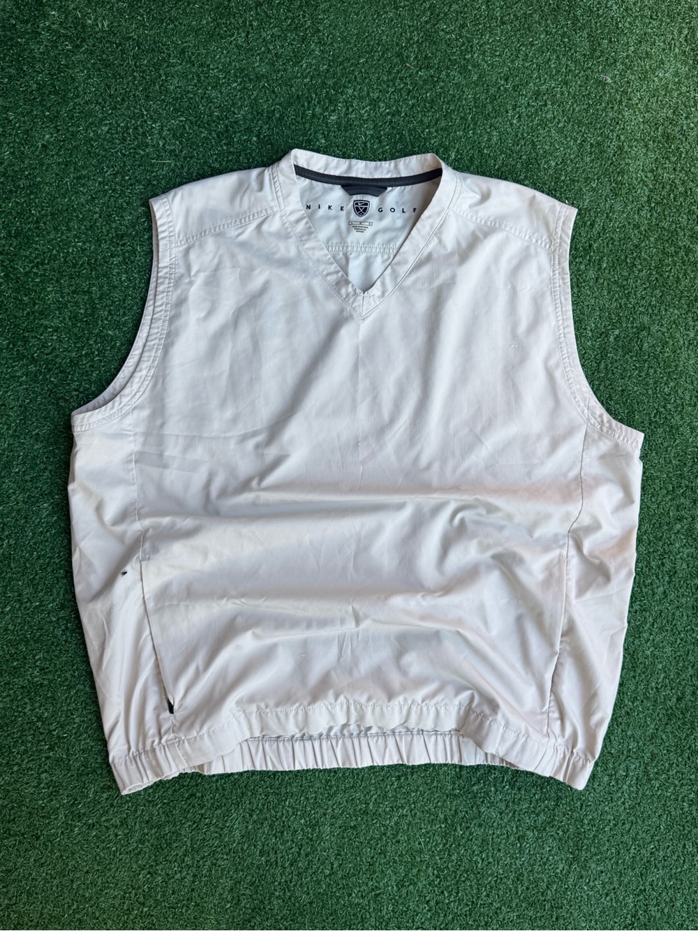 Men’s Nike Sleeveless Lightweight Pullover Windbreaker Golf Vest Sz. Large